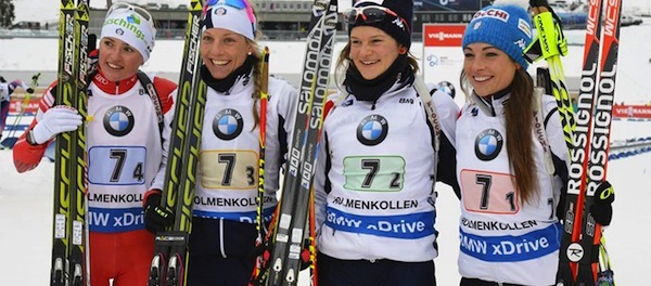 Karin Oberhofer - Federica Sanfilippo - Nicole Gontier - Dorothea Wierer Karin Oberhofer - Federica Sanfilippo - Nicole Gontier - Dorothea Wierer
