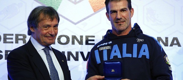 Flavio Roda - Armin Zoeggeler, Atleta dell'Anno 2014 Flavio Roda - Armin Zoeggeler, Atleta dell'Anno 2014