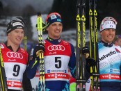 Dario Cologna - Alexey Poltoranin - Francesco De Fabiani - foto Flavio Becchis