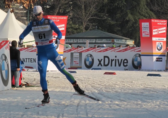 Lo skirollista Mirko Ceolan - il primo alpino paracadutista in Coppa del Mondo