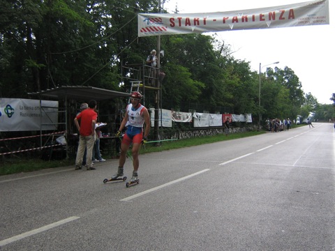 Arrivo in solitaria per Massimiliano Gioia Arrivo in solitaria per Massimiliano Gioia