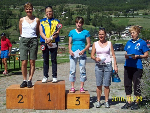 Il podio femminile