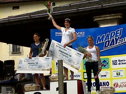 Il podio femminile